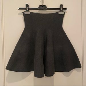 Knit flare skirt